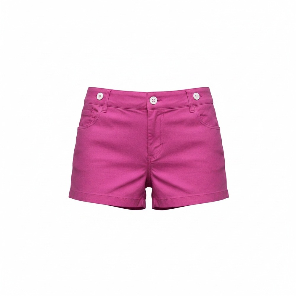 Banana Republic Ryan Fit Shorts Womens 6 Geranium Pink Stretch Cotton